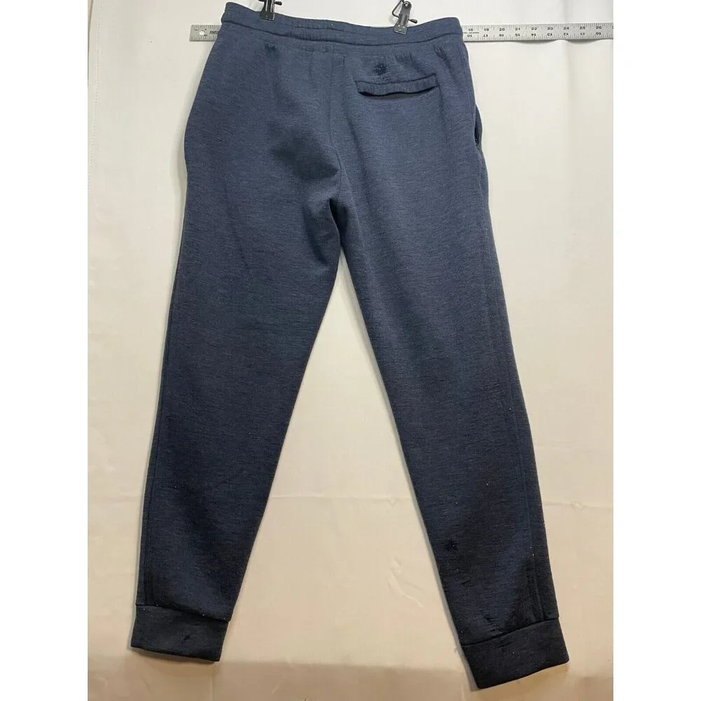 32 Degrees sweatpants adult small 28 x 30 jogger drawstrings cuffed blue work